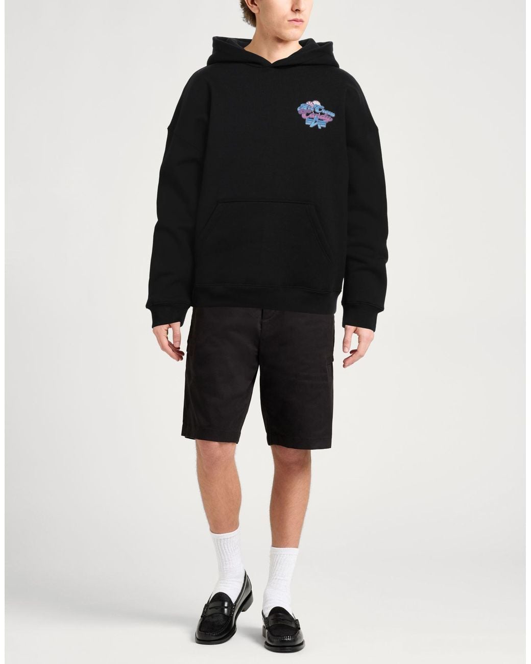 Alpha Industries Black Sweatshirt Cotton, Polyester for men