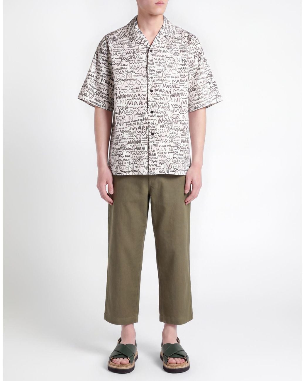 Marni White Shirt Cotton for men
