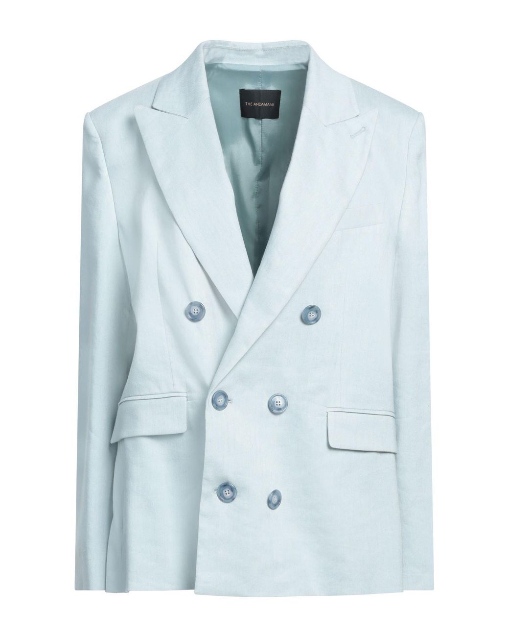 ANDAMANE Blue Sky Blazer Linen, Viscose, Elastane