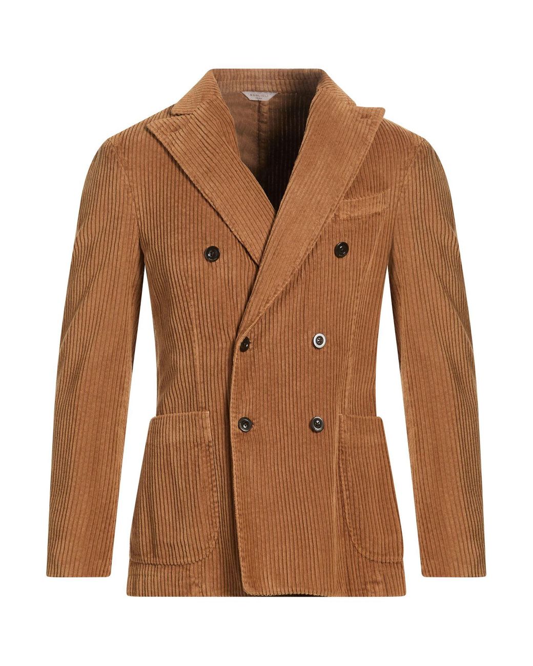 Boglioli Brown Blazer Cotton, Modal for men