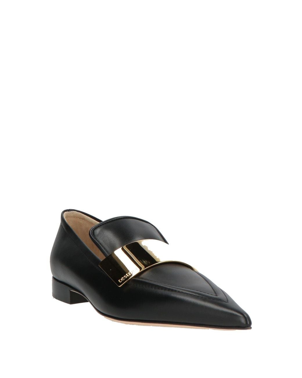 Testoni Black Ballerina