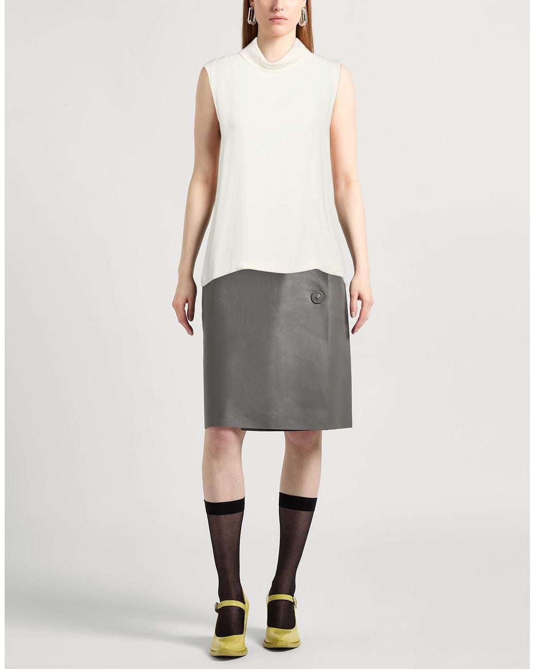 Valentino Garavani White Top Silk