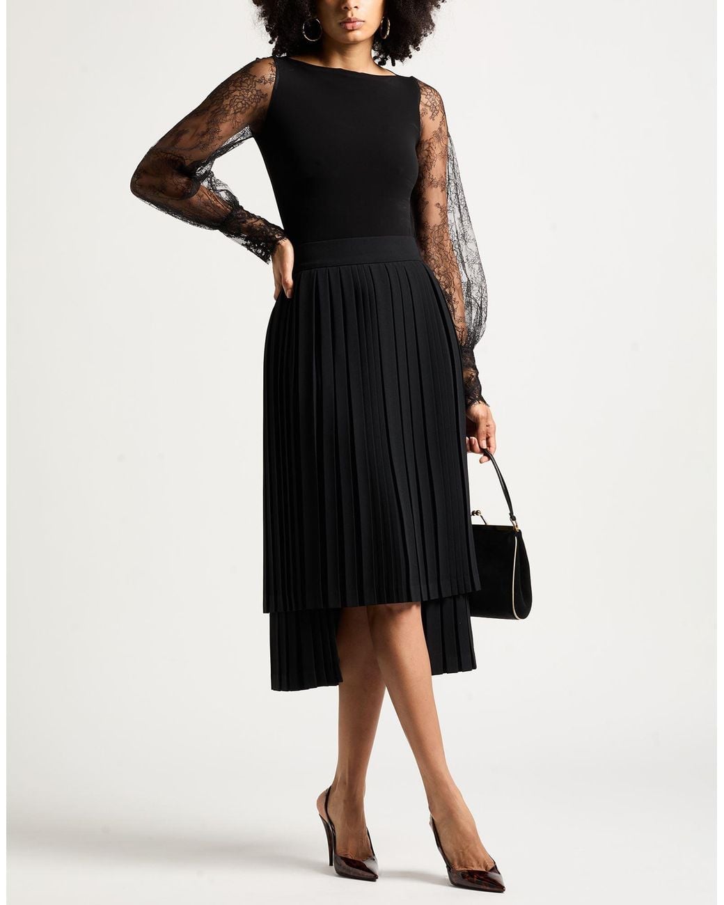Plein Sud Black Top Viscose, Elastane