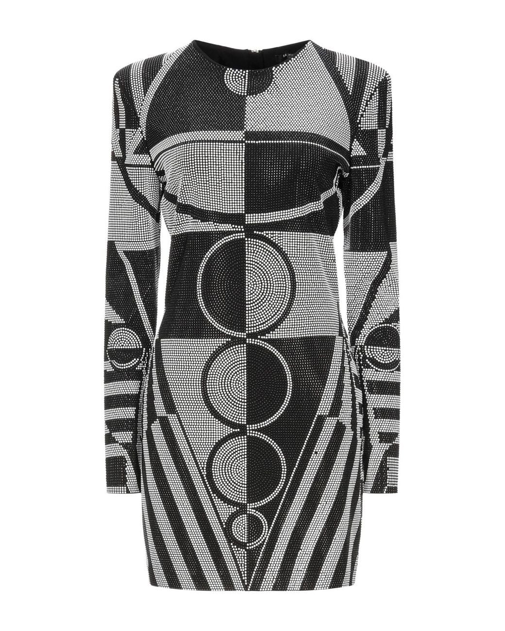 Balmain Gray Mini Dress