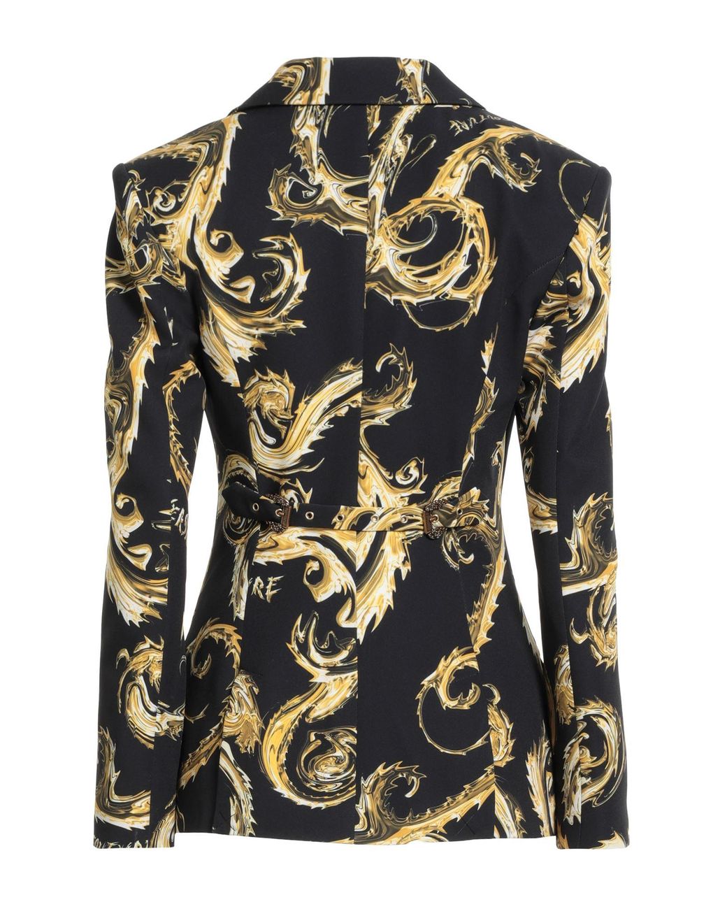 Versace Jeans Couture Black Blazer Polyester, Elastane