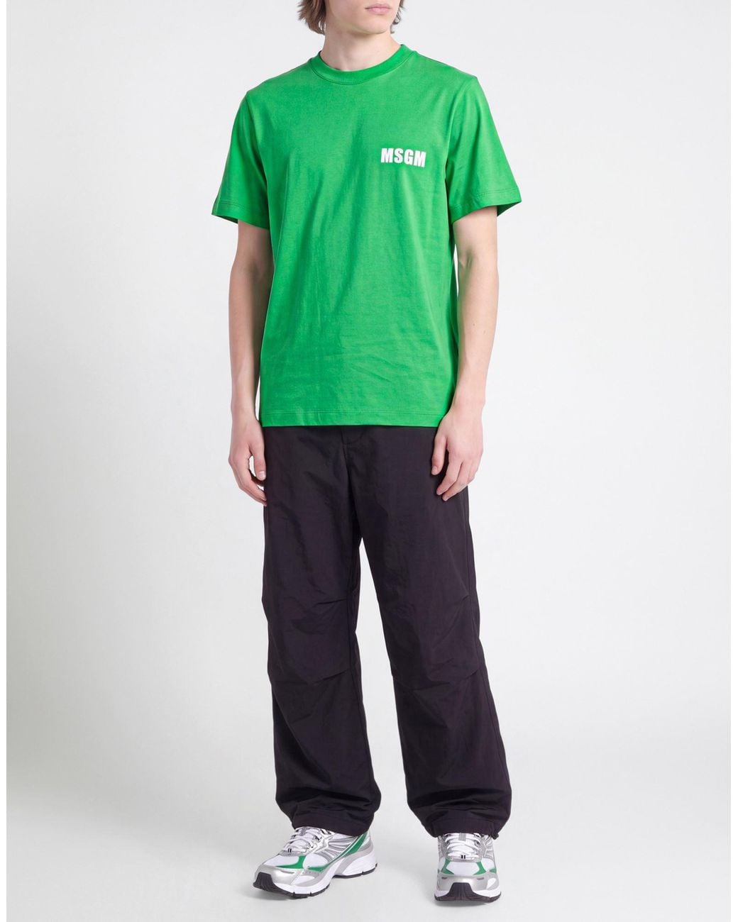 T-Shirt MSGM pour homme en coloris Green