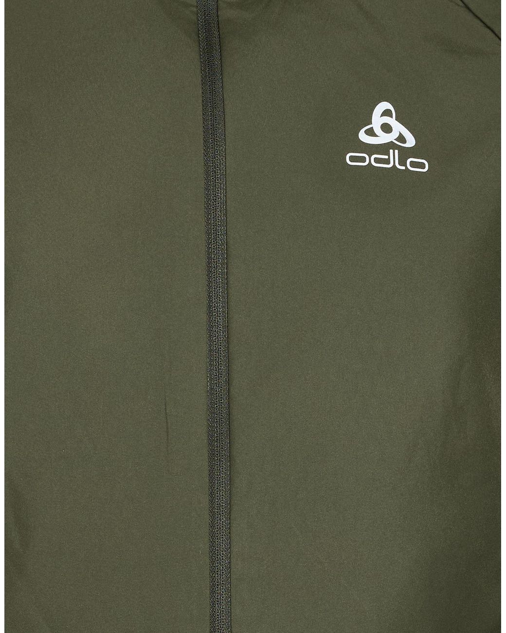 Odlo Green Jacket Polyester, Elastane for men