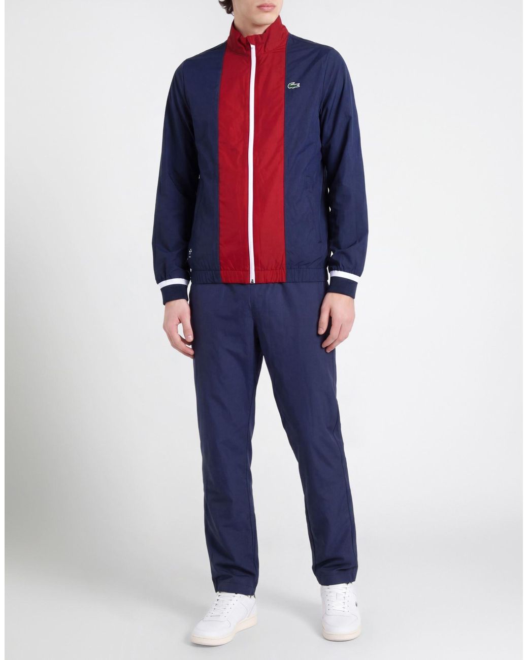 Lacoste Blue Midnight Jacket Polyamide, Polyester, Elastane for men
