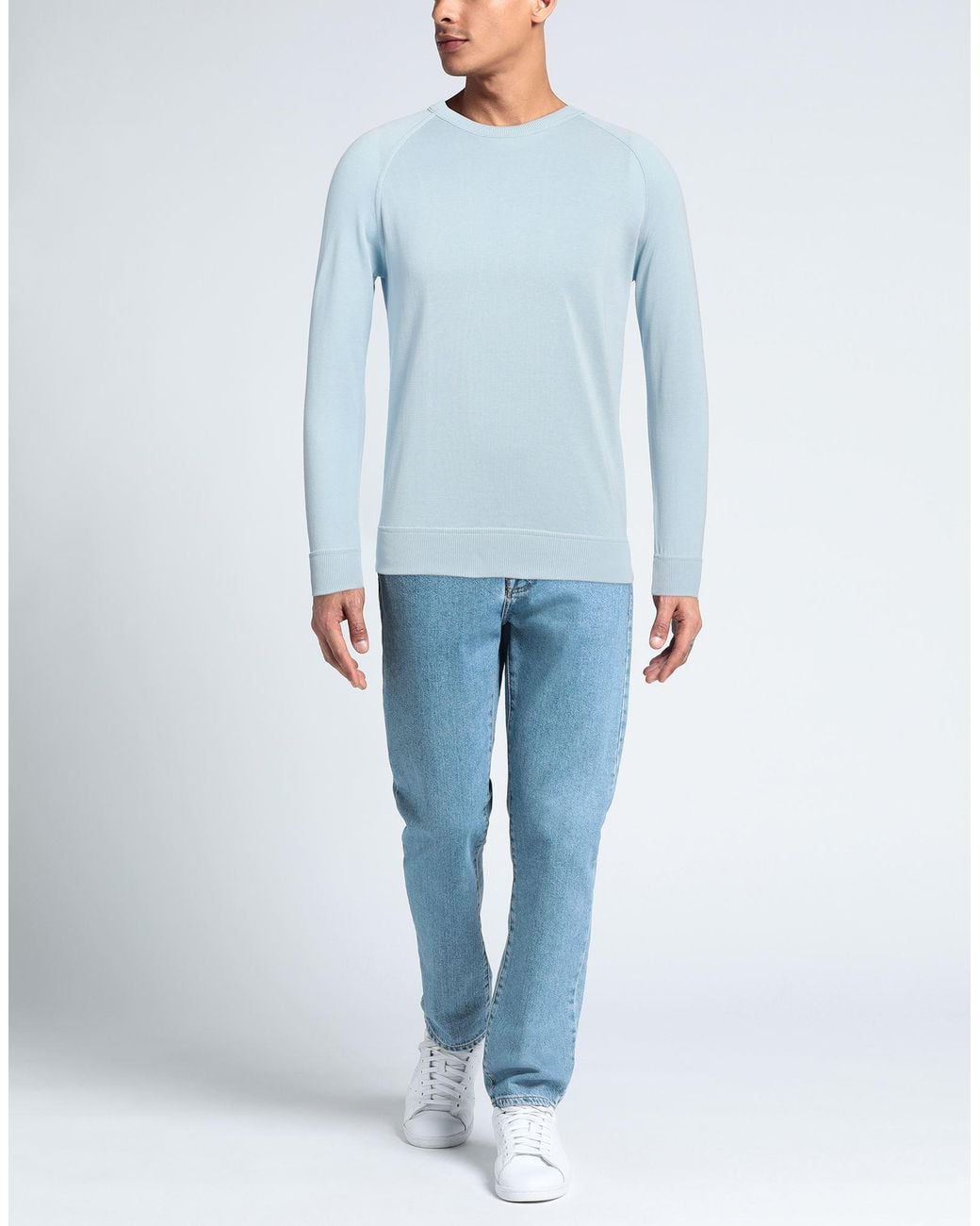 FILIPPO DE LAURENTIIS Blue Jumper for men