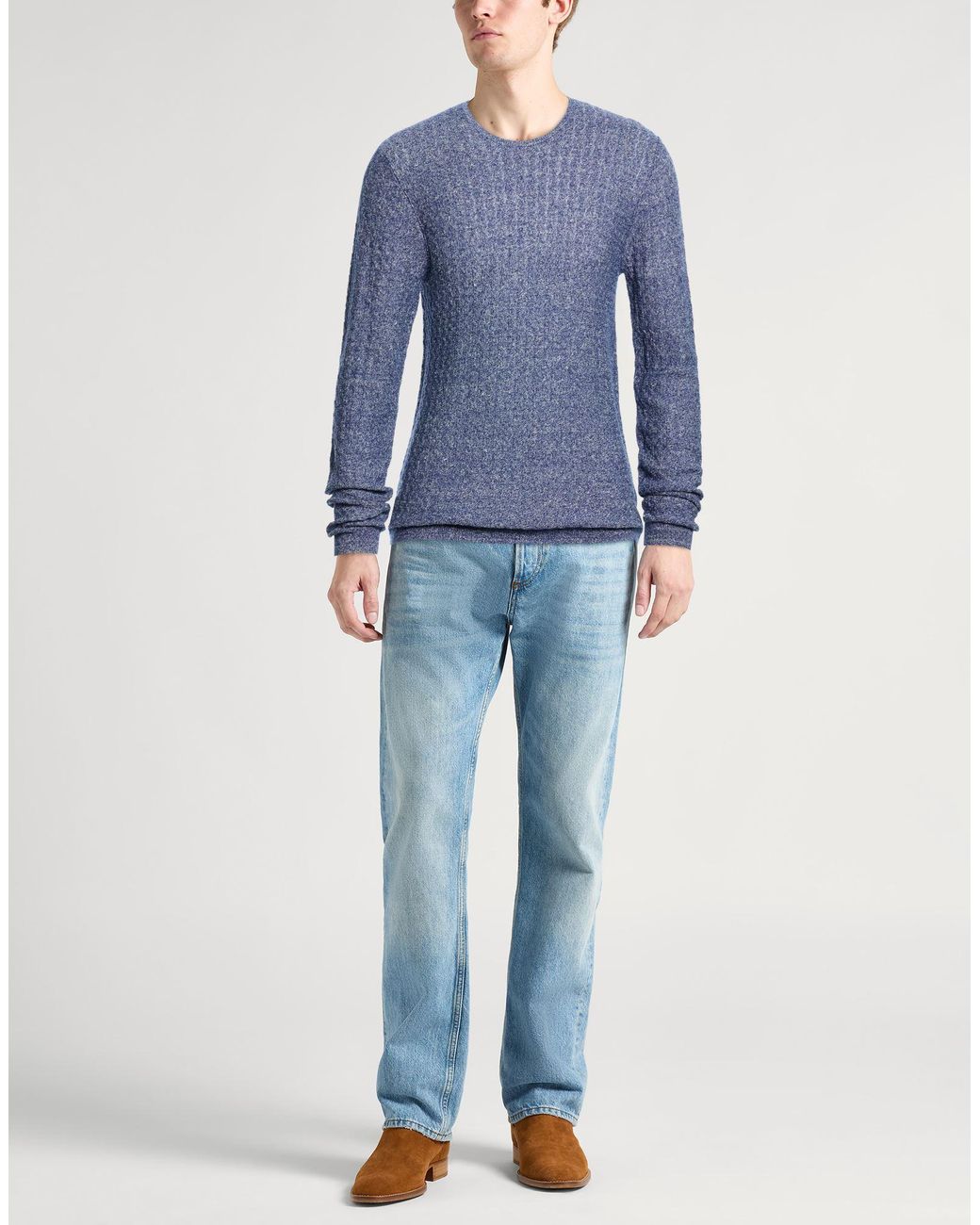 John Varvatos Blue Sweaters for men
