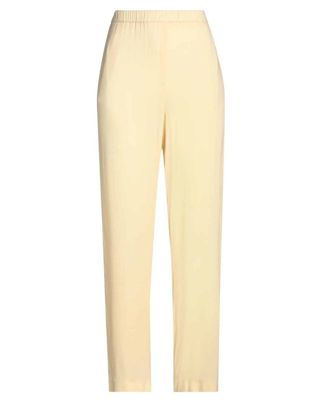 Fabiana Filippi Natural Pants Viscose, Elastane