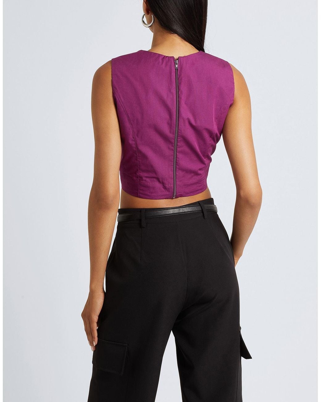 8 by YOOX Purple Top