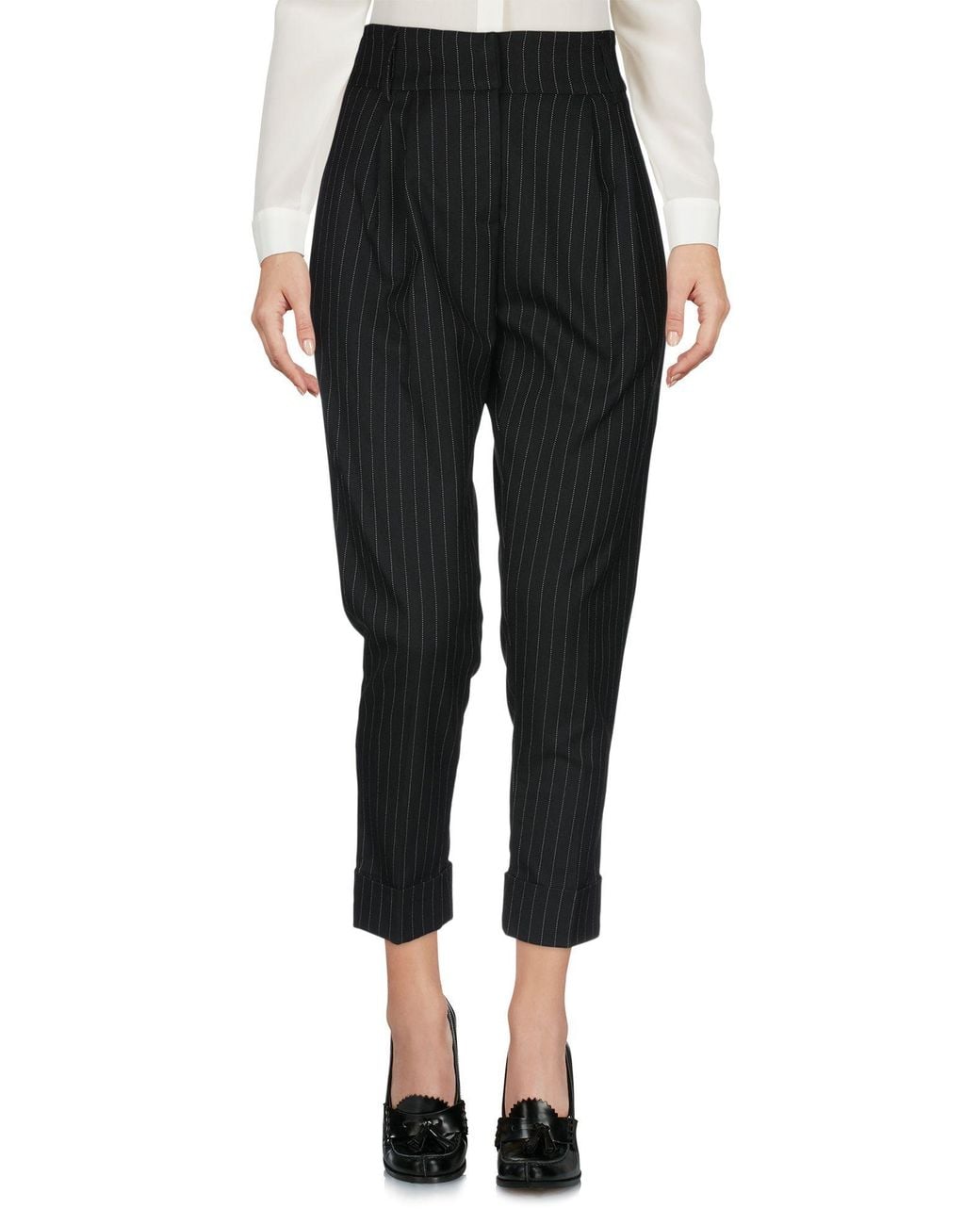 Nora Barth Black Pants Polyester, Viscose, Elastane