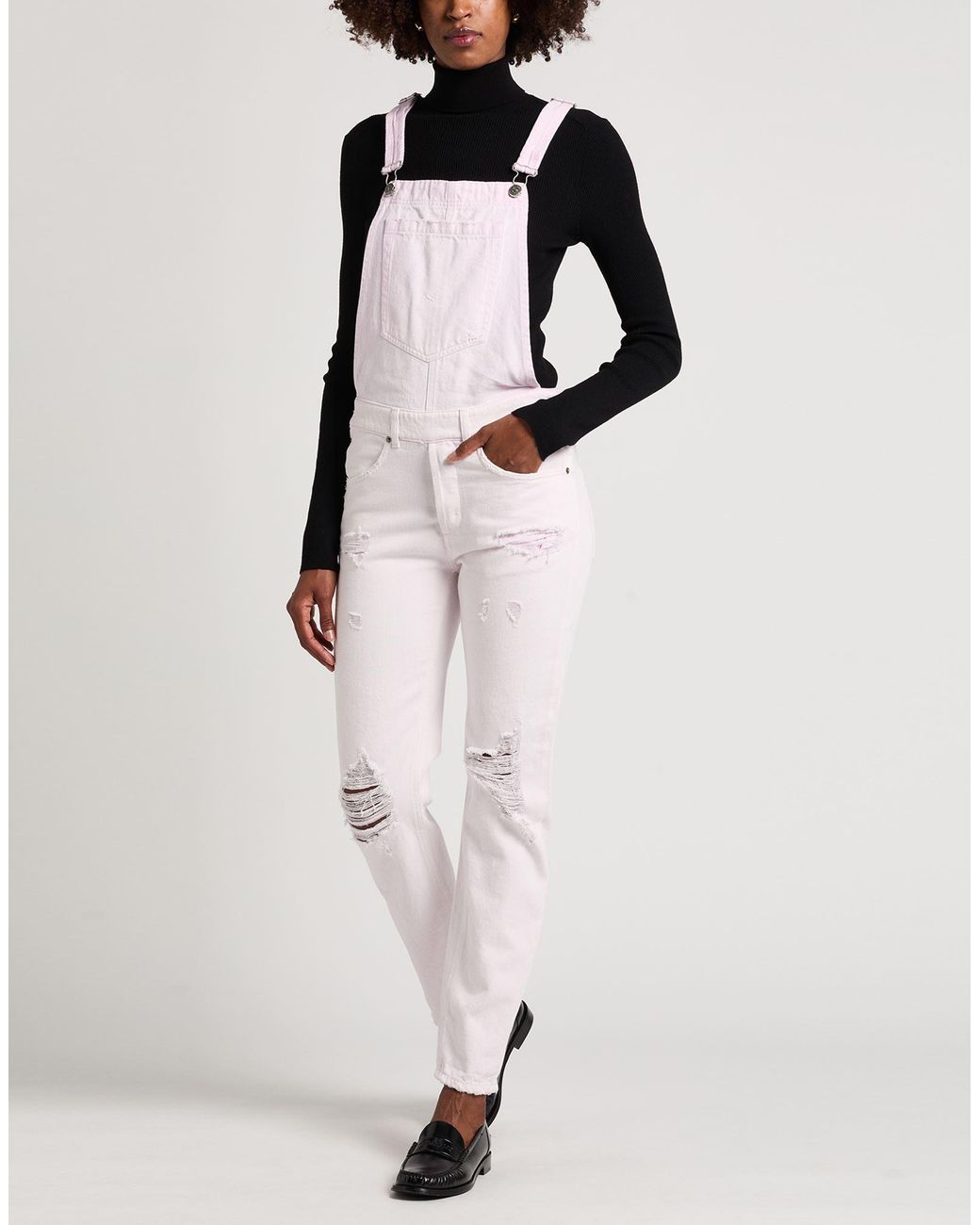 Dondup Pink Overalls Cotton