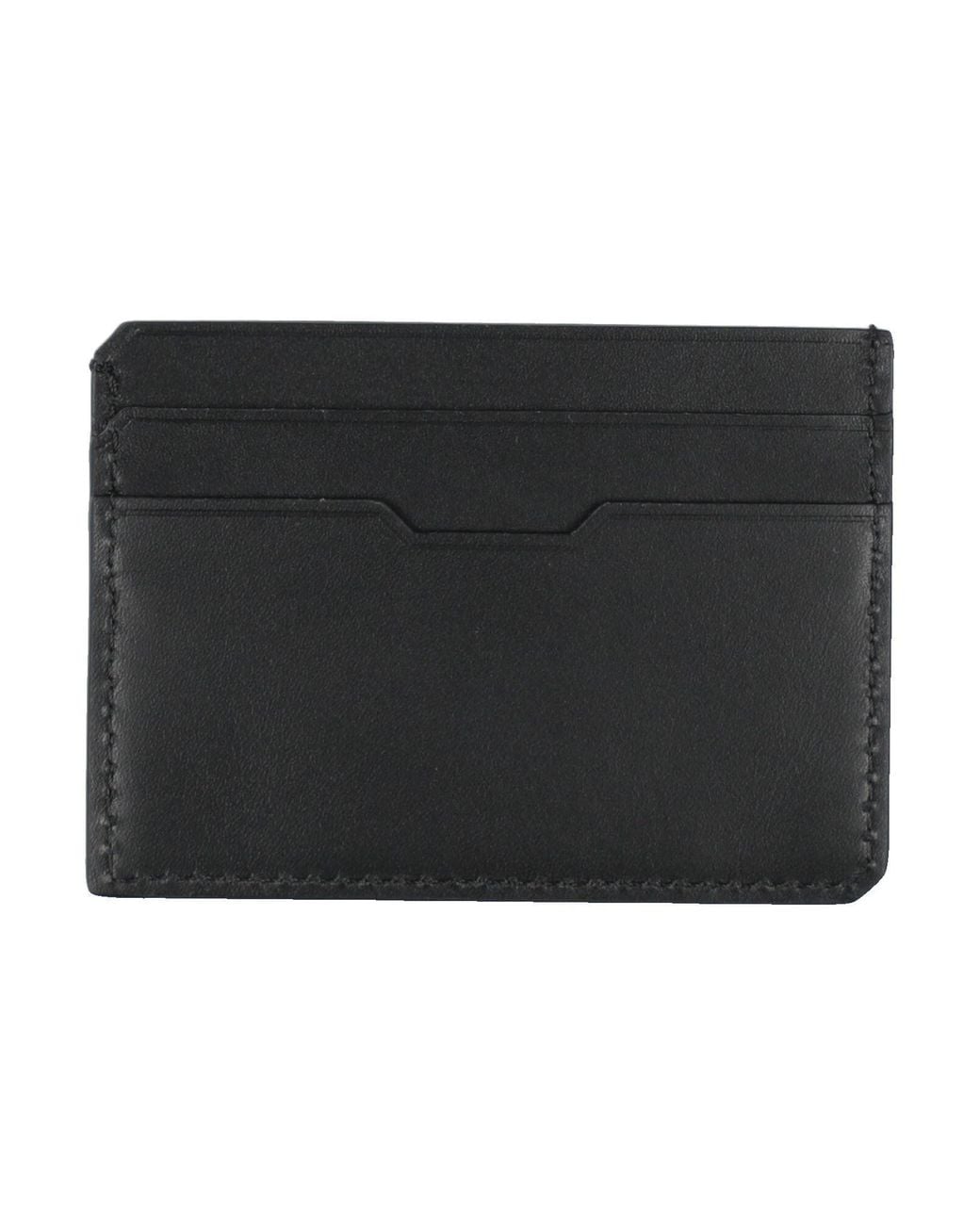 Lanvin Black Cardholder Calfskin