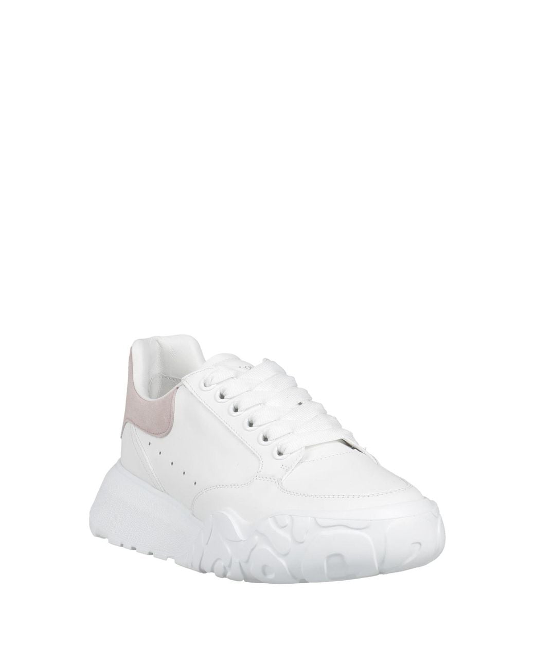 McQueen White Cream Sneakers Leather