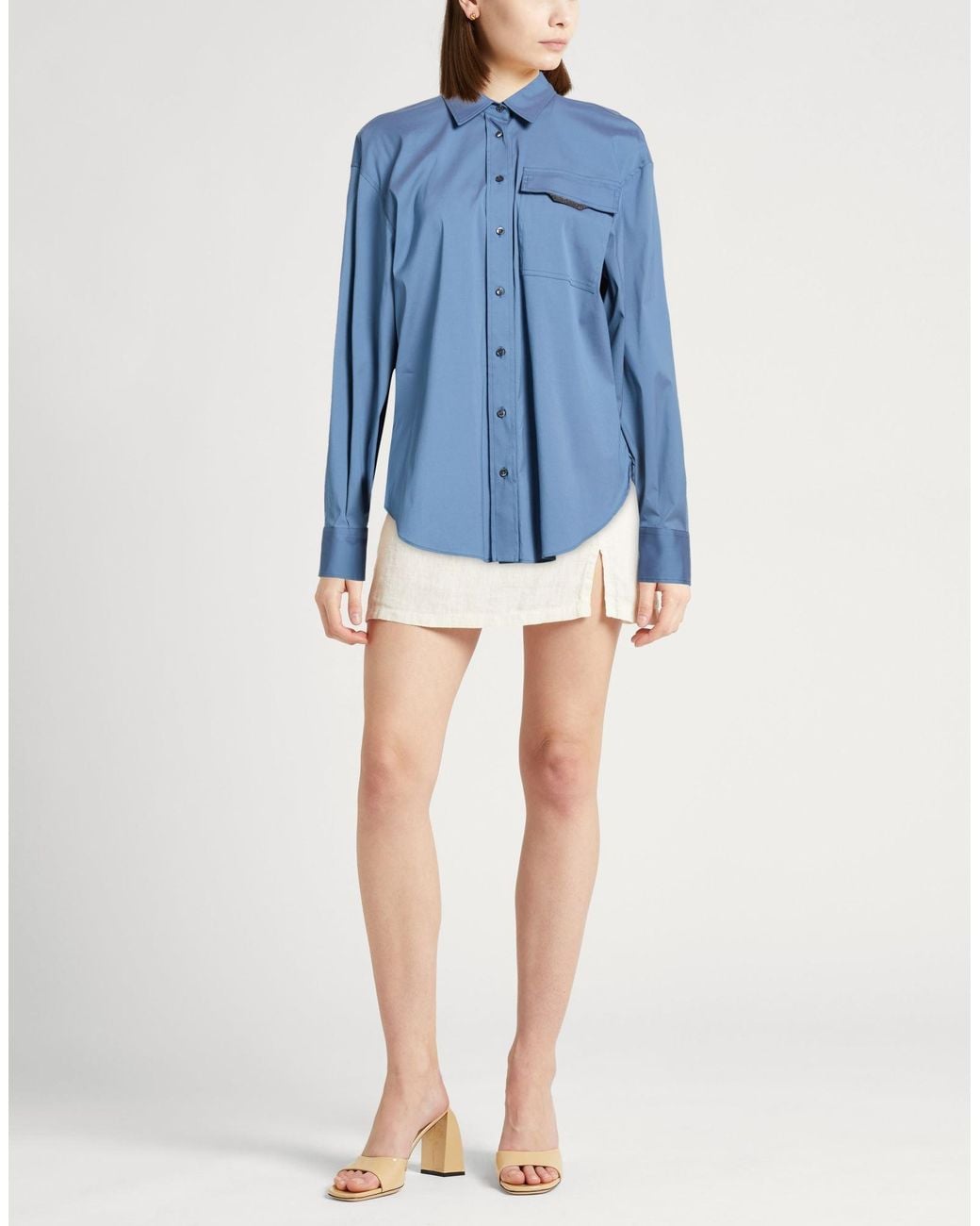 Camisa Brunello Cucinelli de color Blue