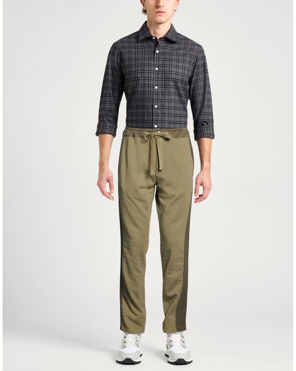 Crossley Green Military Pants Cotton for men