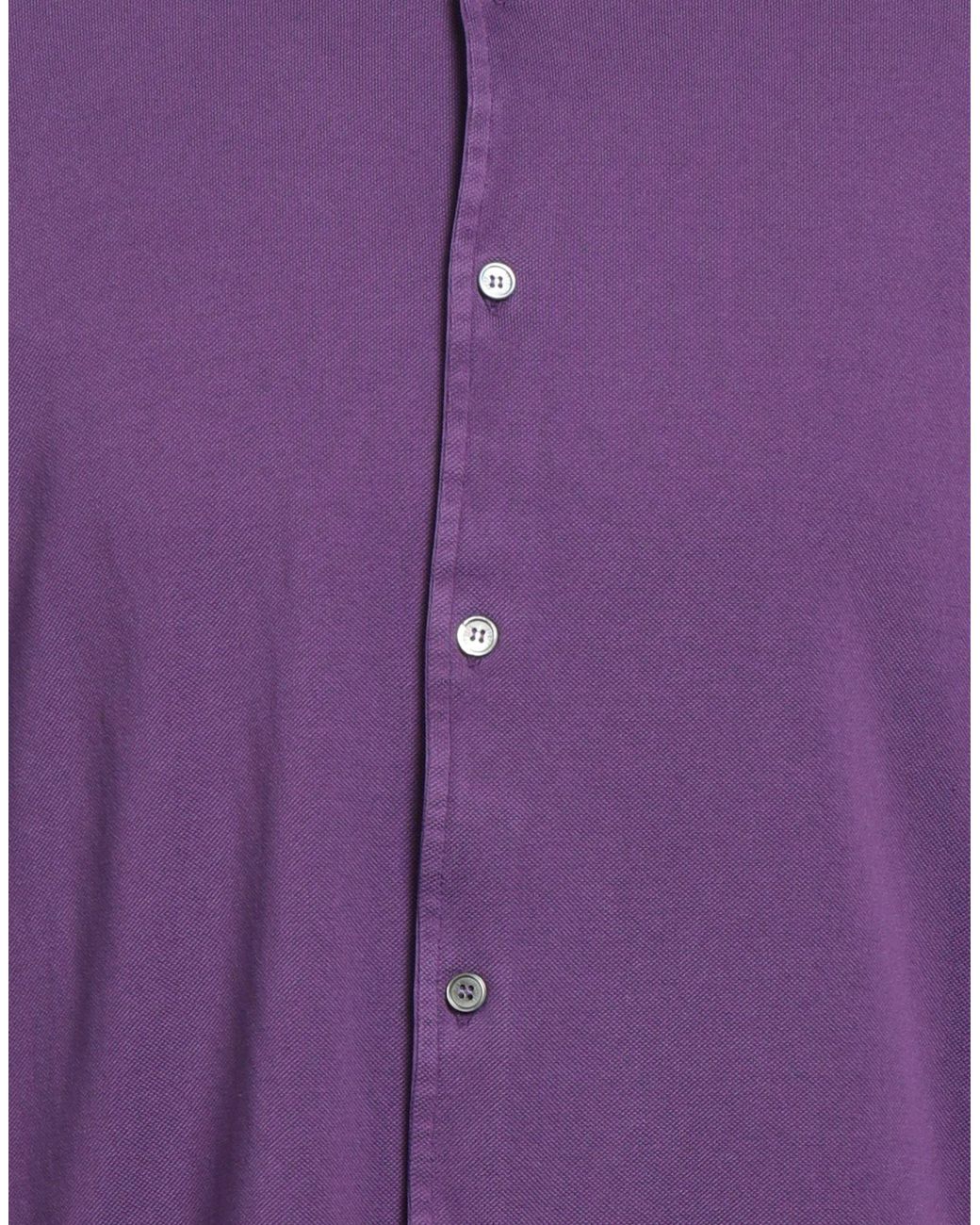 Fedeli Purple Shirt for men