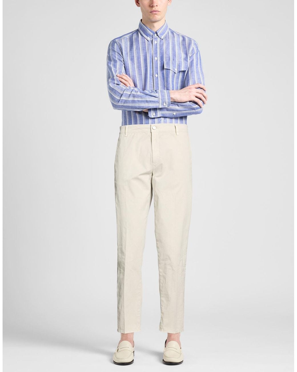 PT Torino Natural Pants Cotton, Elastane for men