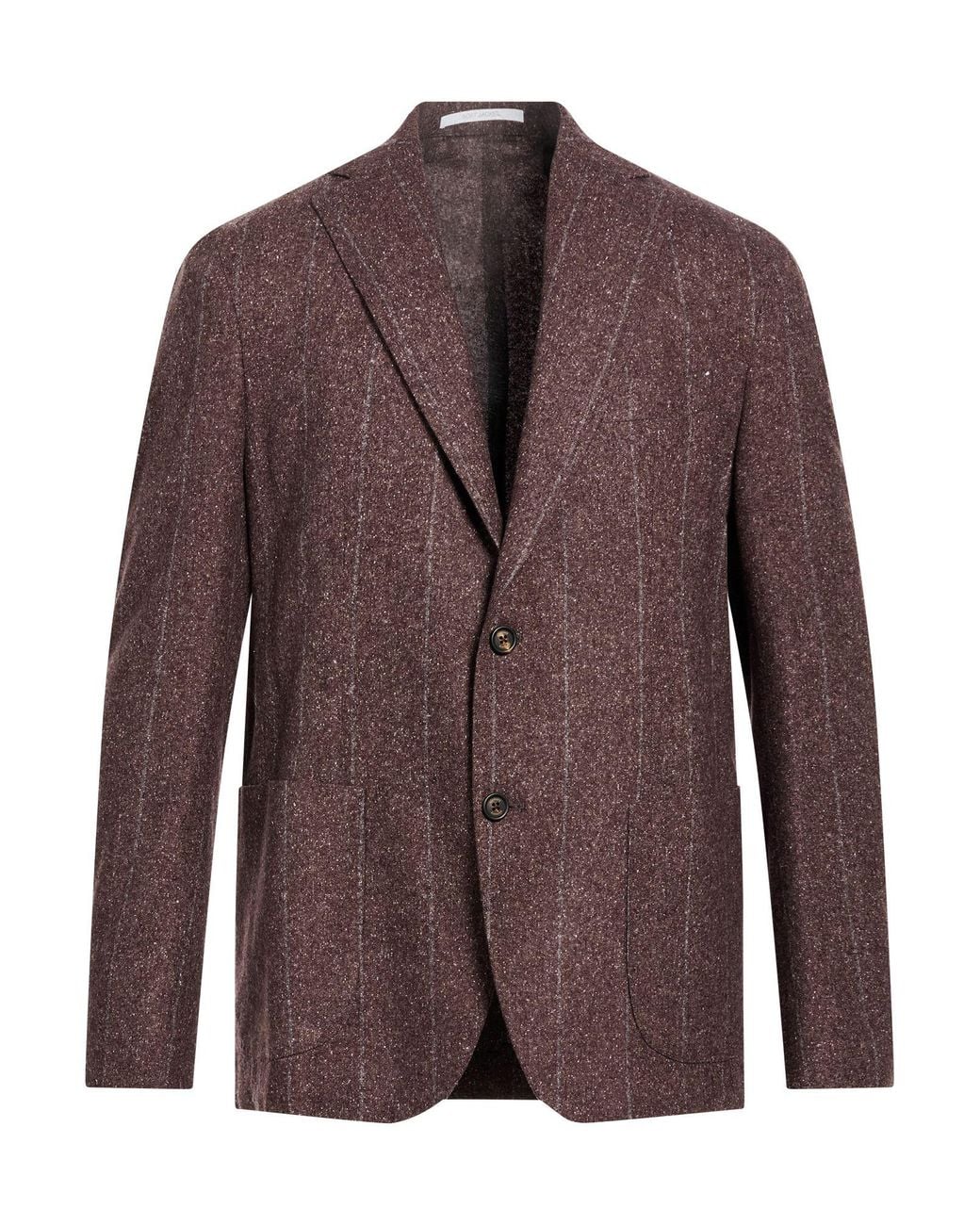 Eleventy Brown Blazer Silk, Wool, Cashmere for men