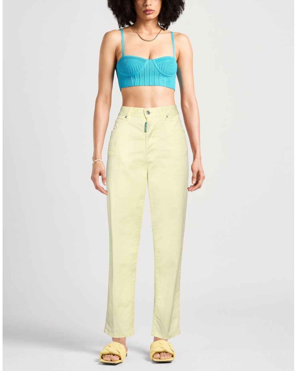Pantalon DSquared² en coloris Yellow