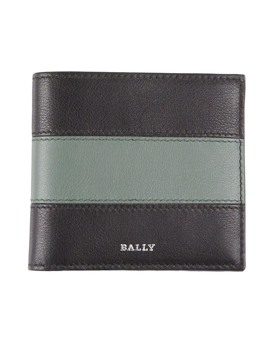 Bally Gray Wallet Leather for men