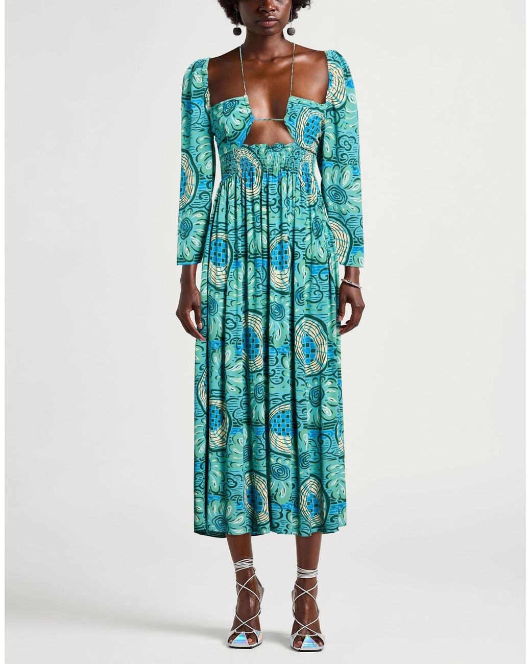 RHODE Blue Midi Dresses