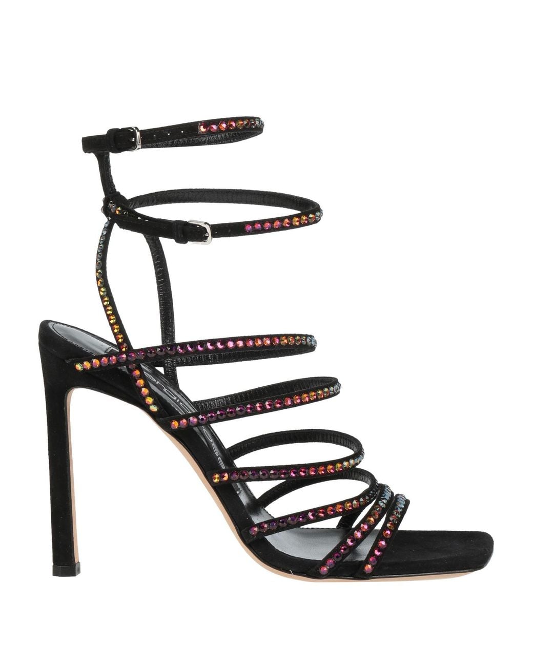 Sergio Rossi Black Sandals Leather