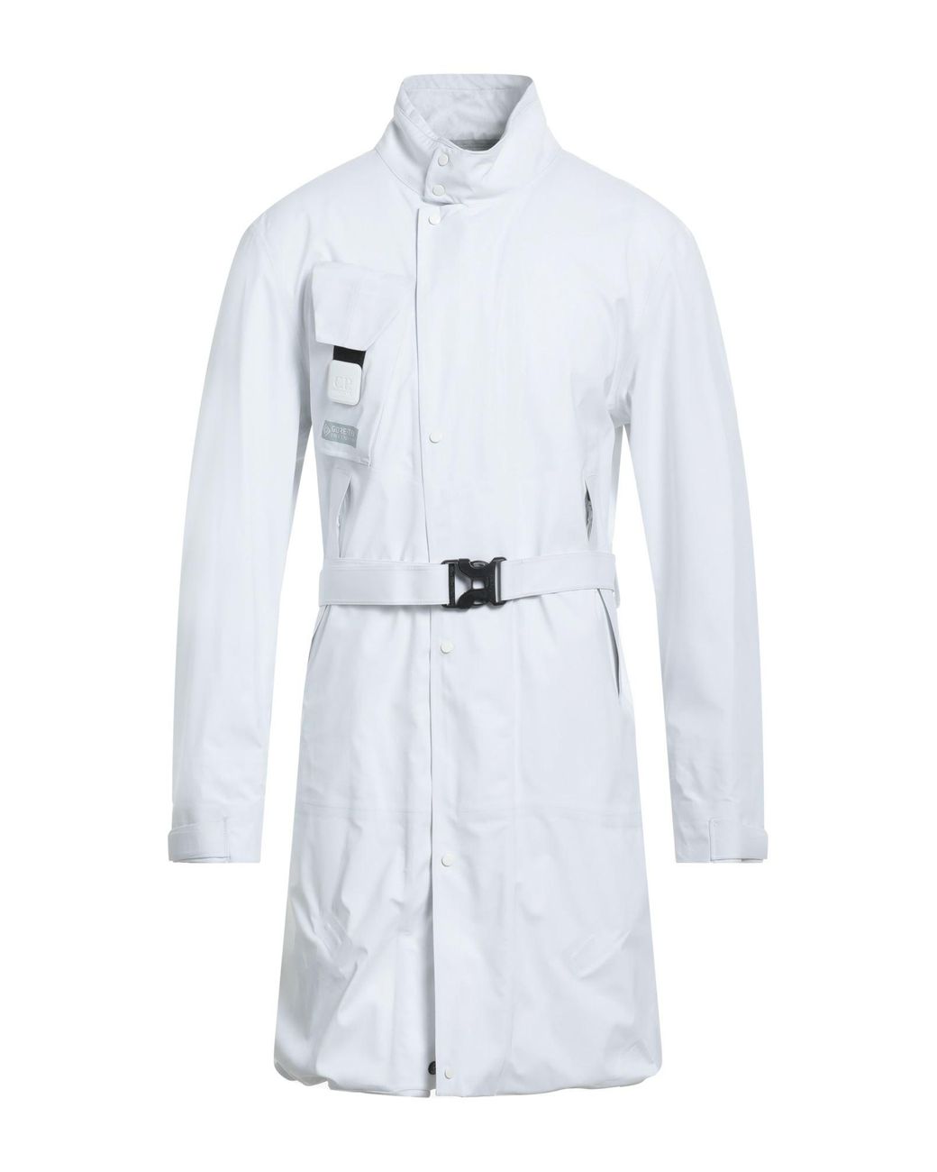 C P Company White Overcoat & Trench Coat for men