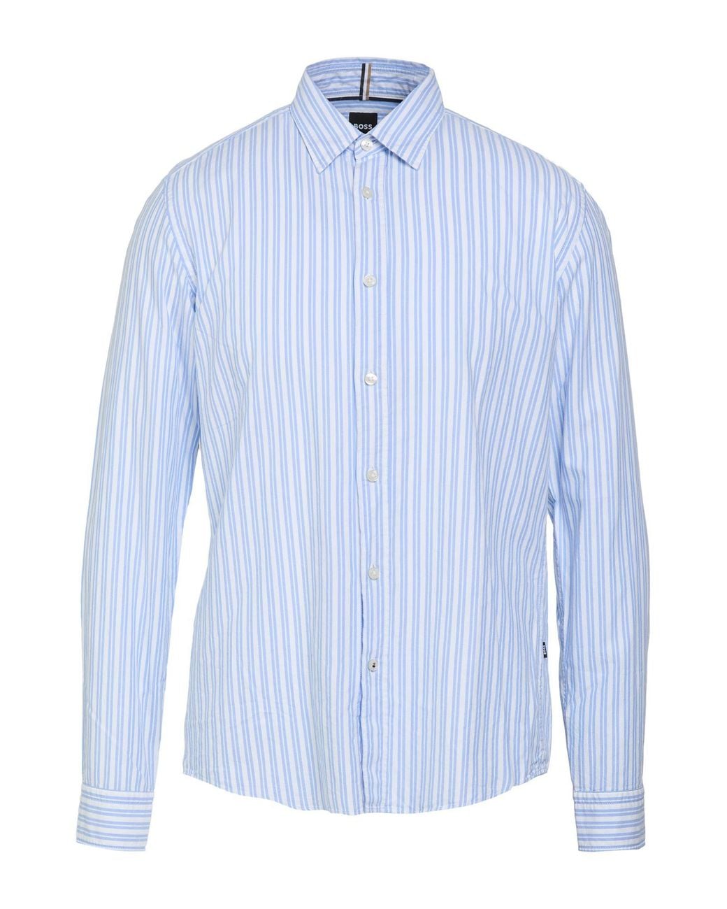 Boss Blue Sky Shirt Cotton for men