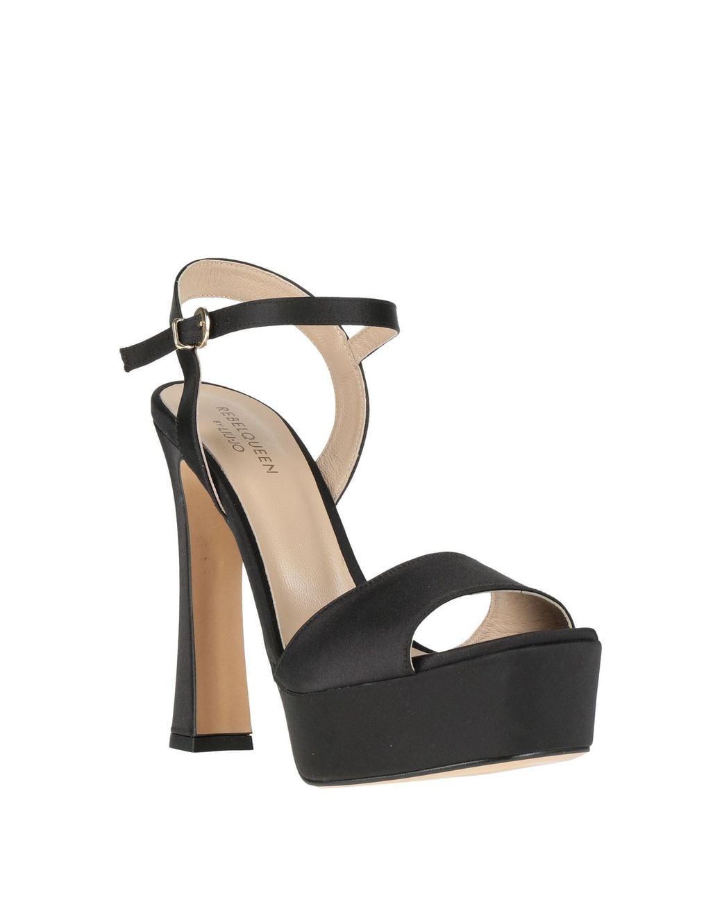 Rebel Queen Black Sandals Textile Fibers