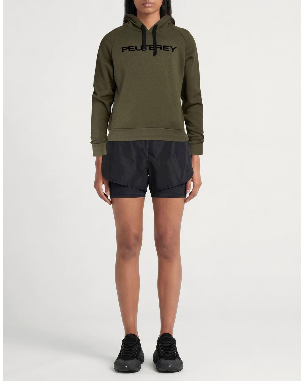 Peuterey Green Military Sweatshirt Cotton, Polyester