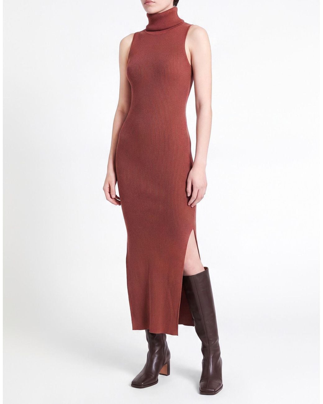 Rick Owens Red Maxi Dress