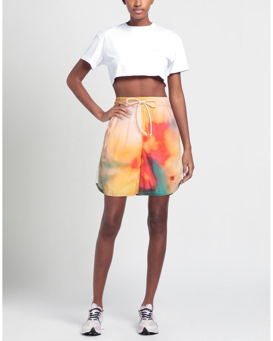 Department 5 Orange Shorts & Bermuda Shorts