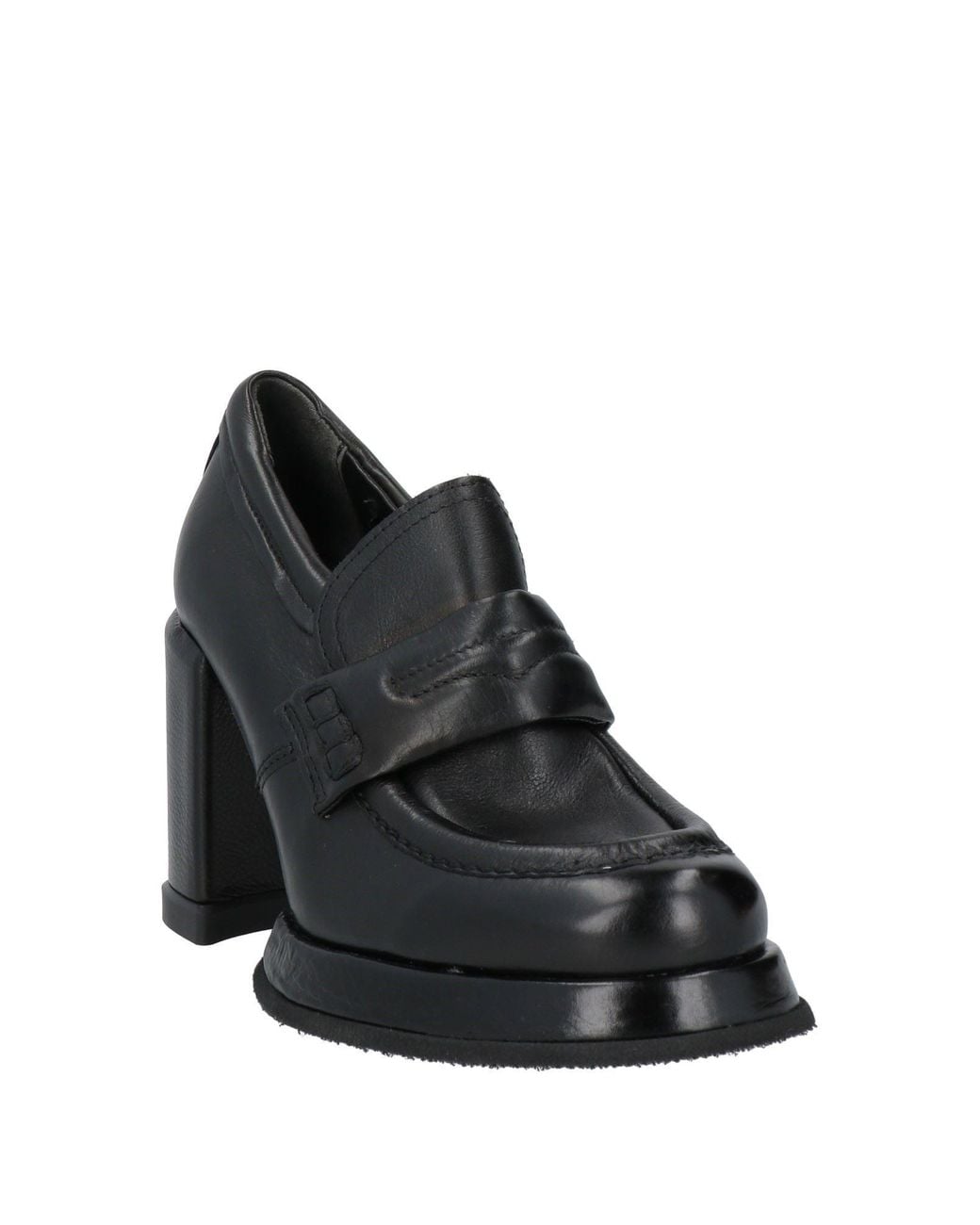 A.s.98 Black Loafers Leather