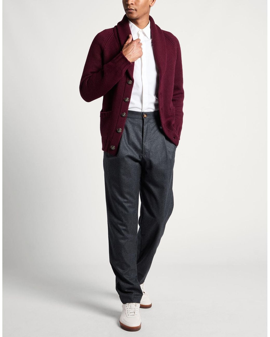 Brunello Cucinelli Gray Trouser for men
