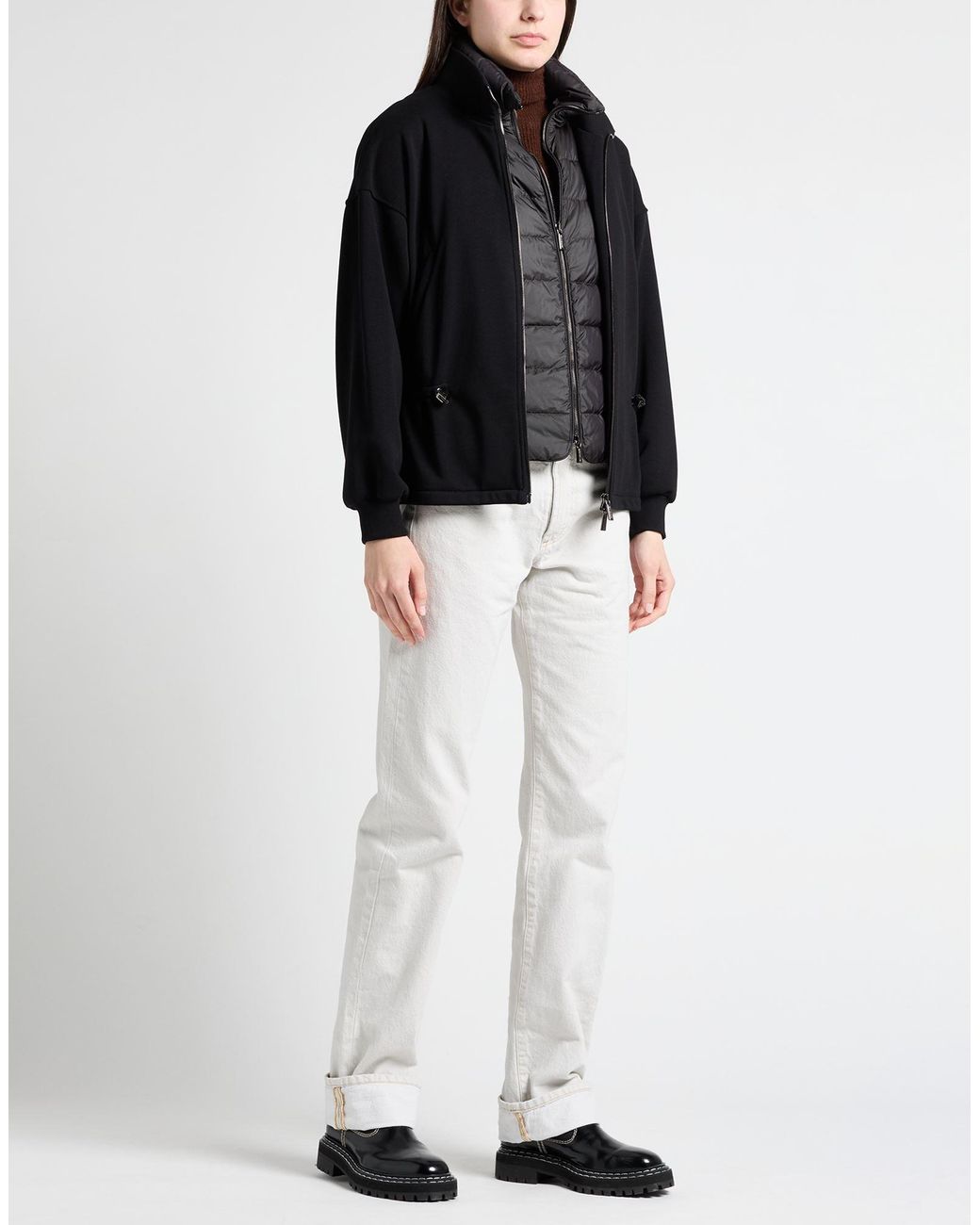 Moorer Blue Jacket Cotton, Polyamide