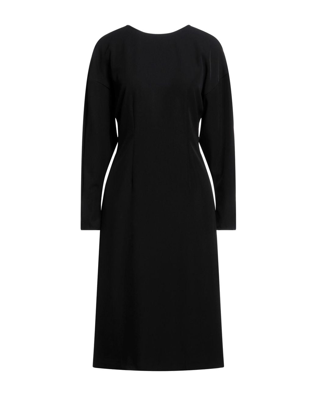Suoli Black Midi Dress
