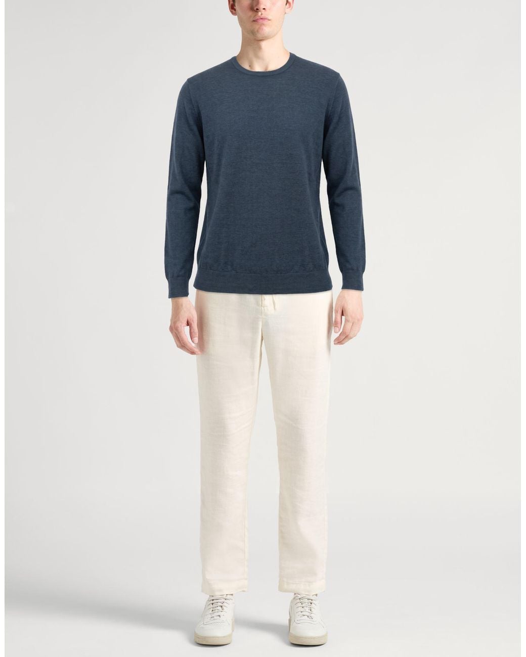 Pullover 120% Lino de hombre de color Blue