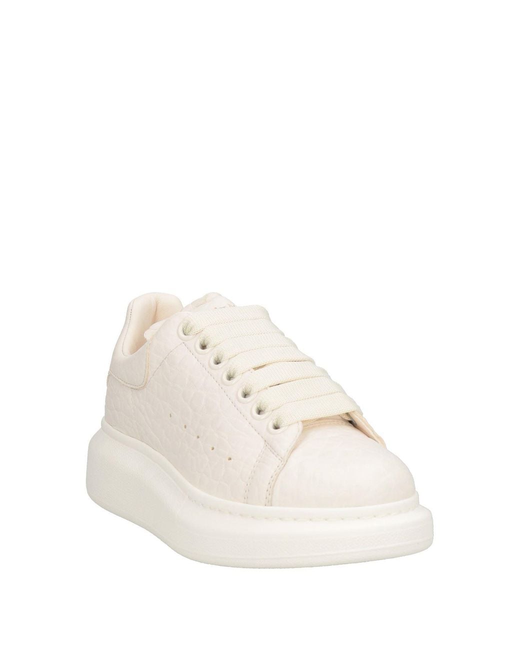 McQueen Natural Cream Sneakers Leather