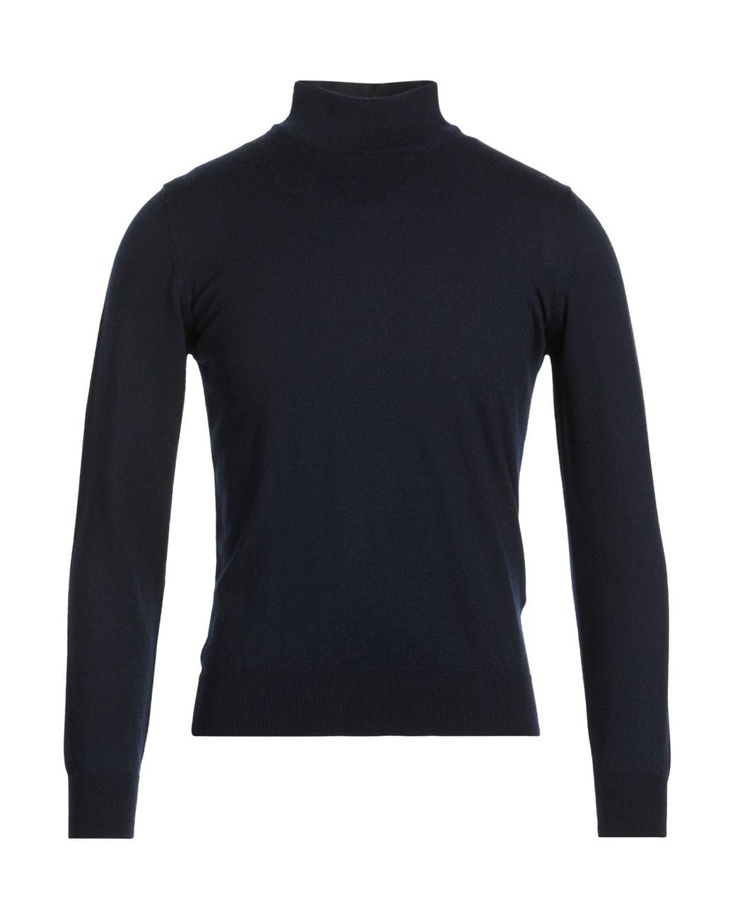 Gran Sasso Blue Midnight Turtleneck Virgin Wool for men