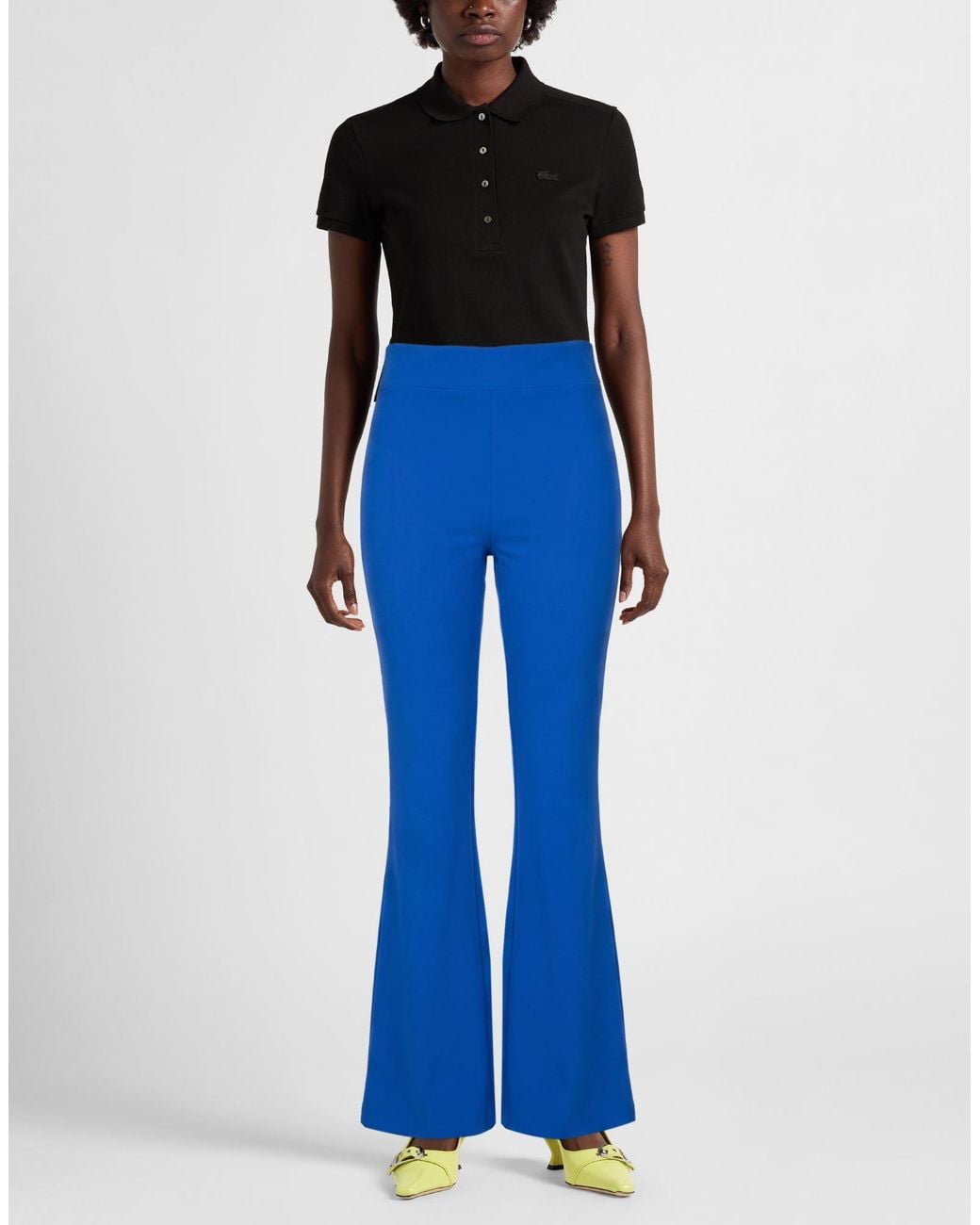 La Petite Robe Di Chiara Boni Blue Pants Polyamide, Elastane