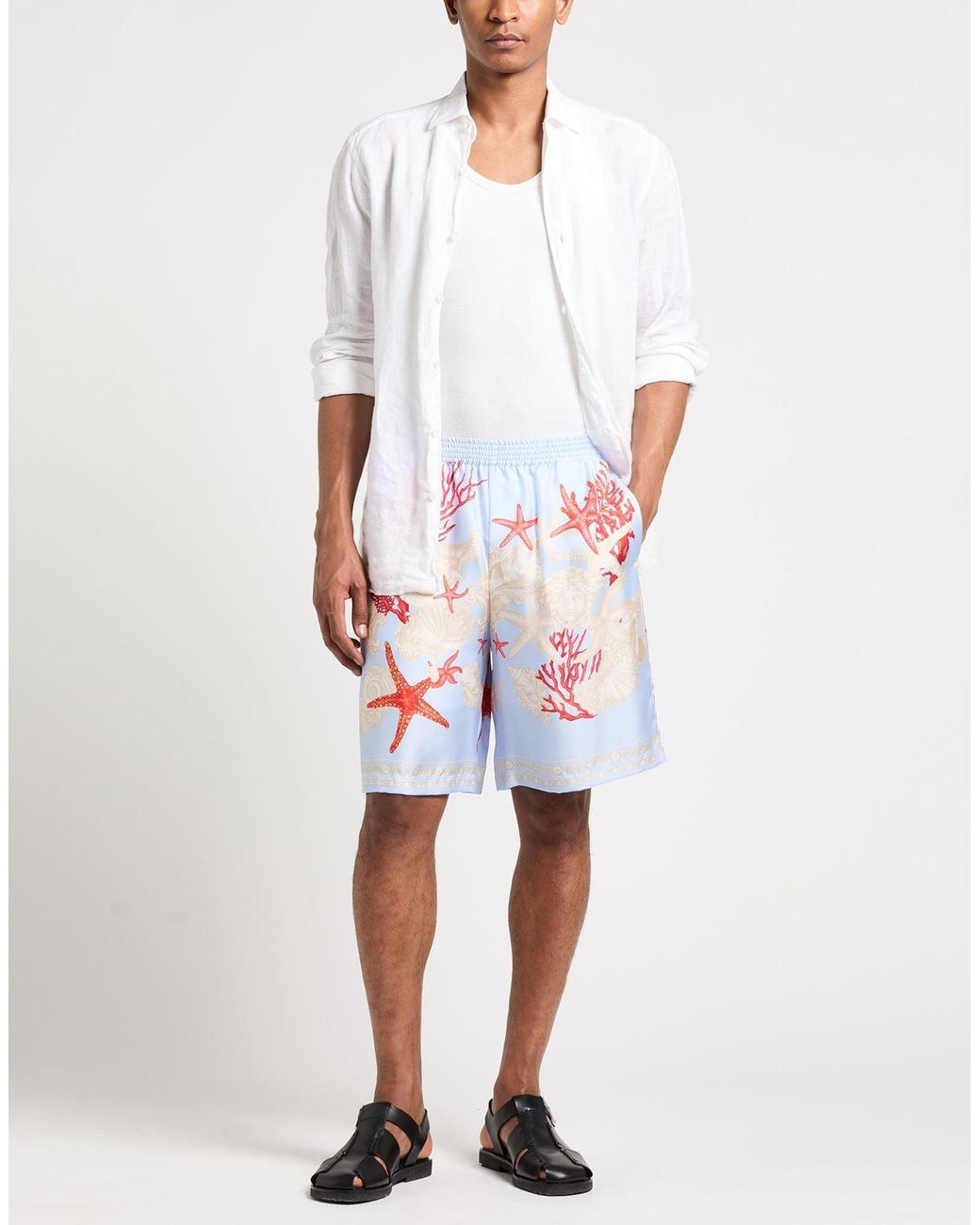 Versace White Shorts & Bermuda Shorts for men