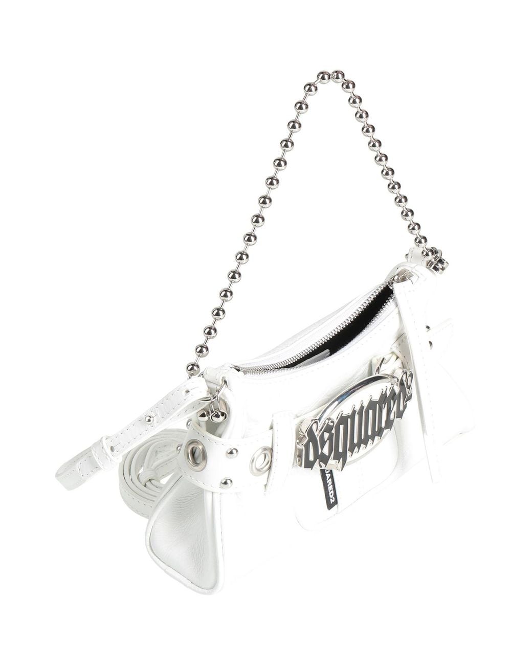 DSquared² White Handbag Calfskin