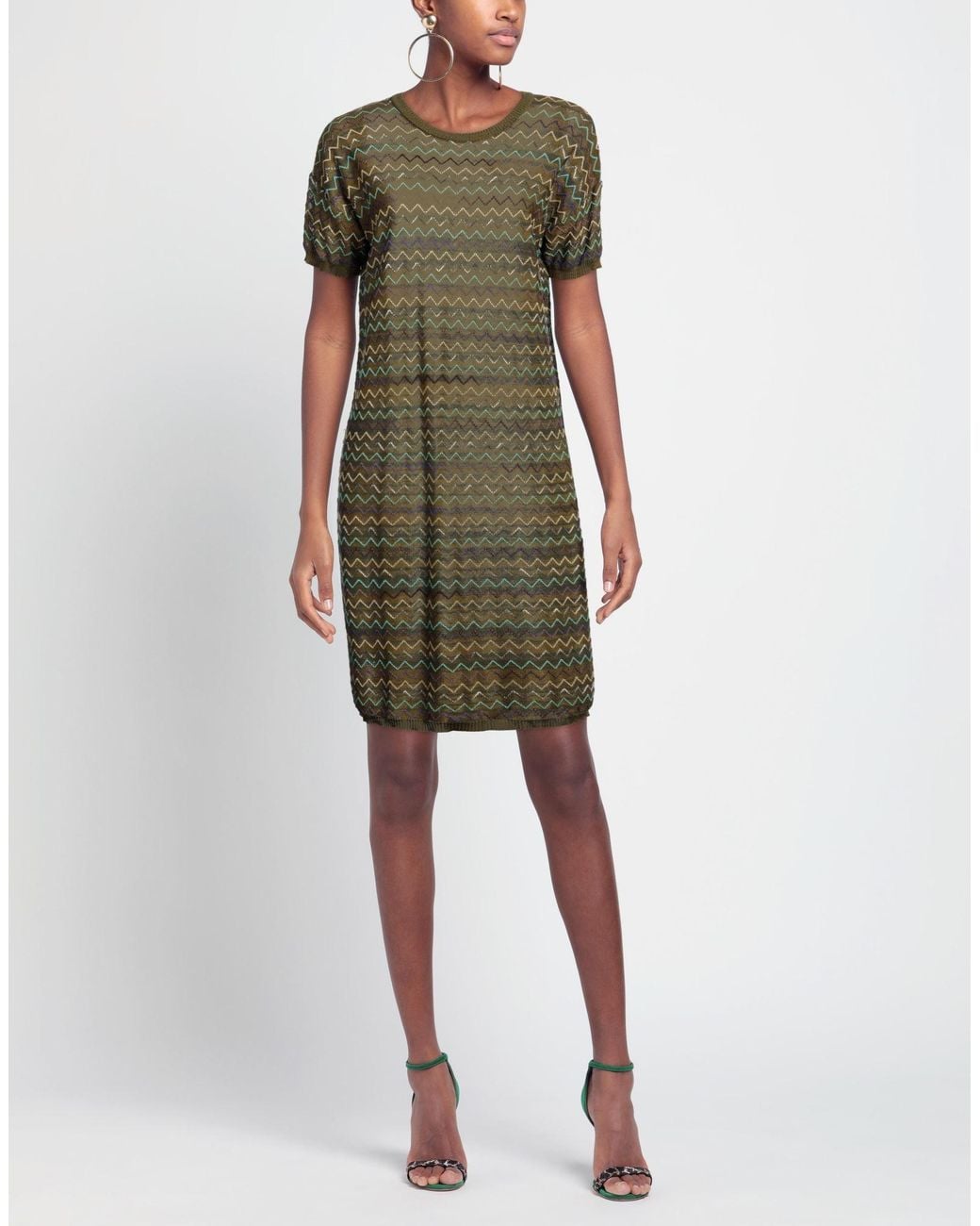 Missoni Green Mini Dress