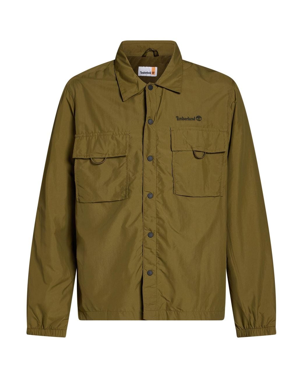 Timberland Green Military Jacket Nylon for men