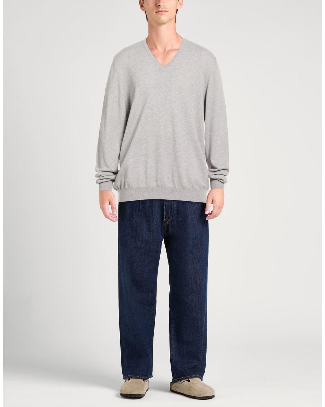 Pullover di Gran Sasso in Gray da Uomo