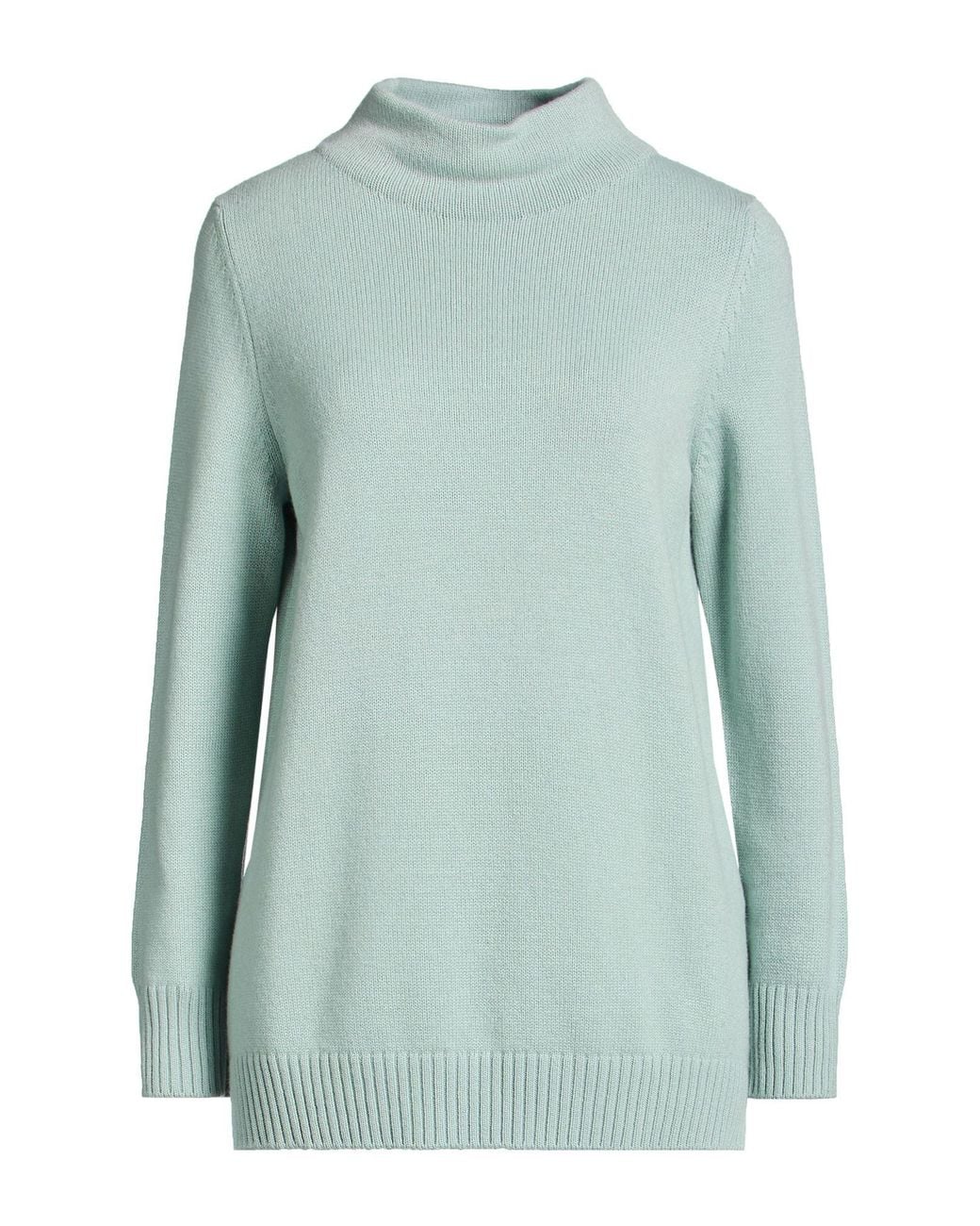 Gran Sasso Green Turtleneck Virgin Wool, Viscose, Cashmere