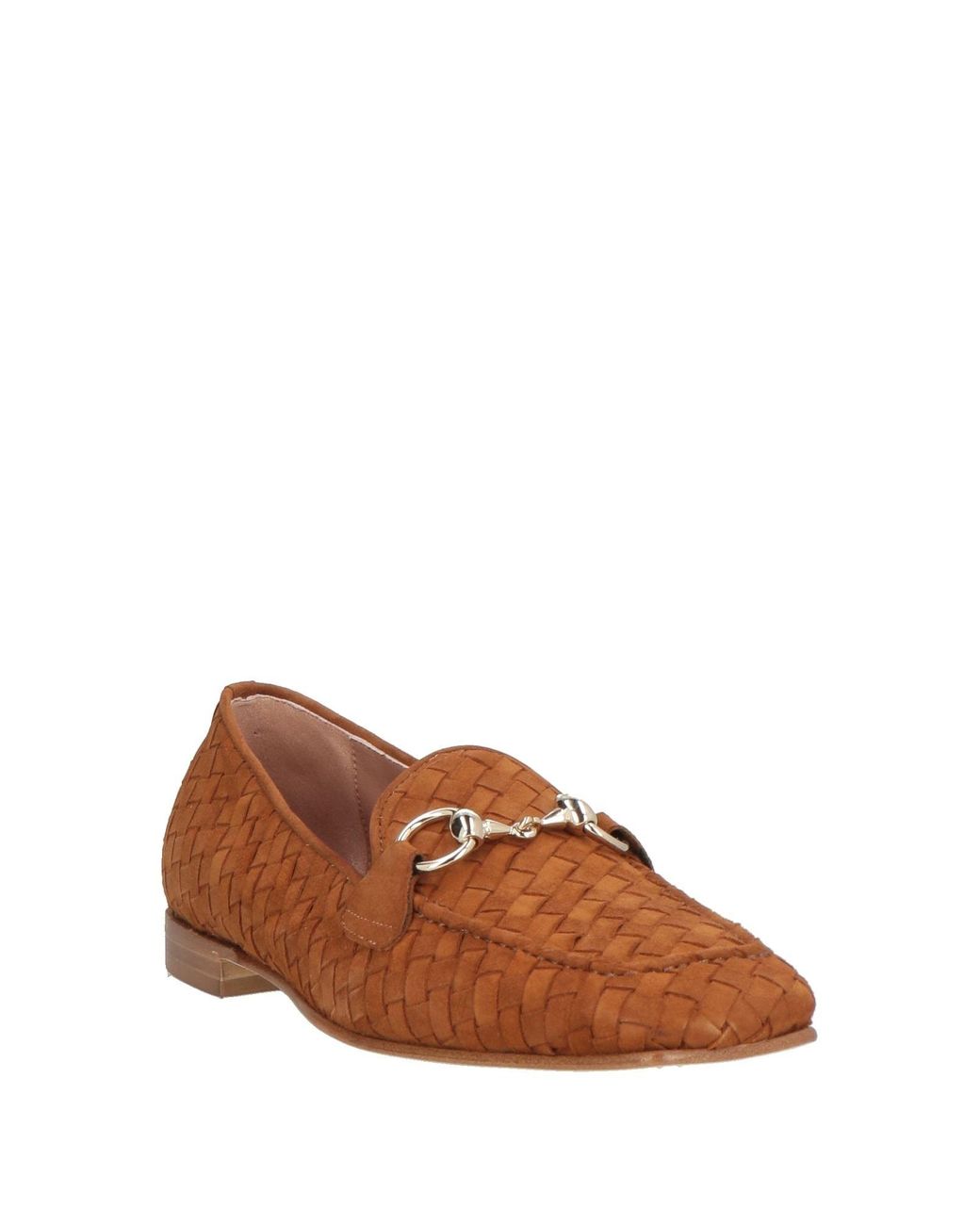 Calpierre Brown Tan Loafers Leather